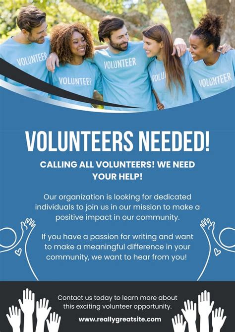 Customize 282+ Volunteer Flyers Templates Online .